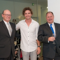 Eddie Kutner, Vincent Fantauzzo and The Right Honourable Lord Mayor of Melbourne Robert Doyle